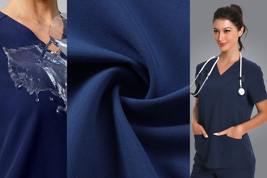water-repellent medical scrubs