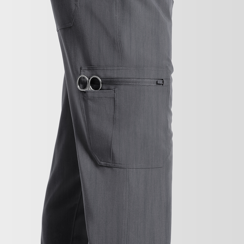 KungFuscrubs Men Three-Pocket Scrub Sets rednote-Only Deal