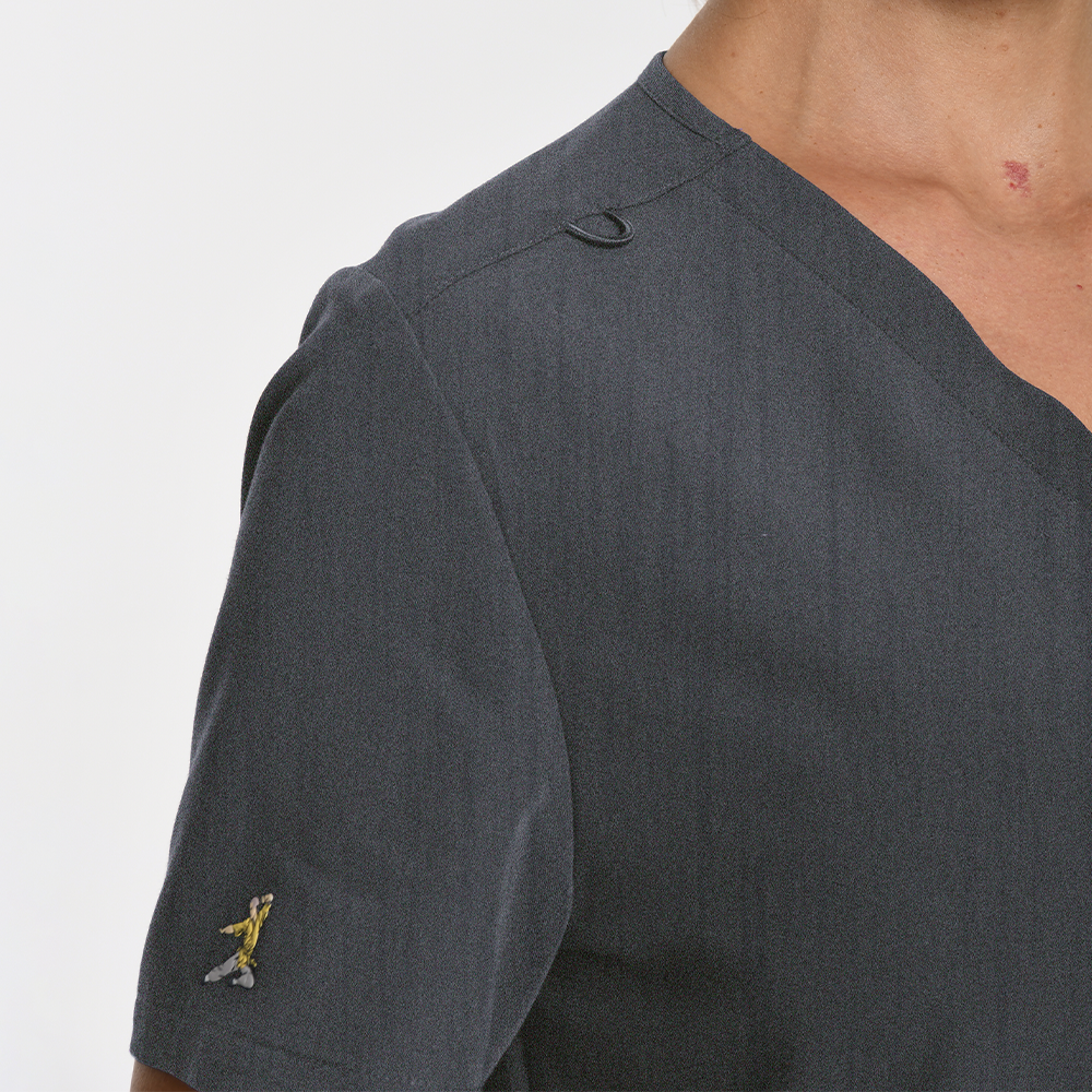 KungFuscrubs Women Three-Pocket Essential Scrub Sets rednote-Only Deal