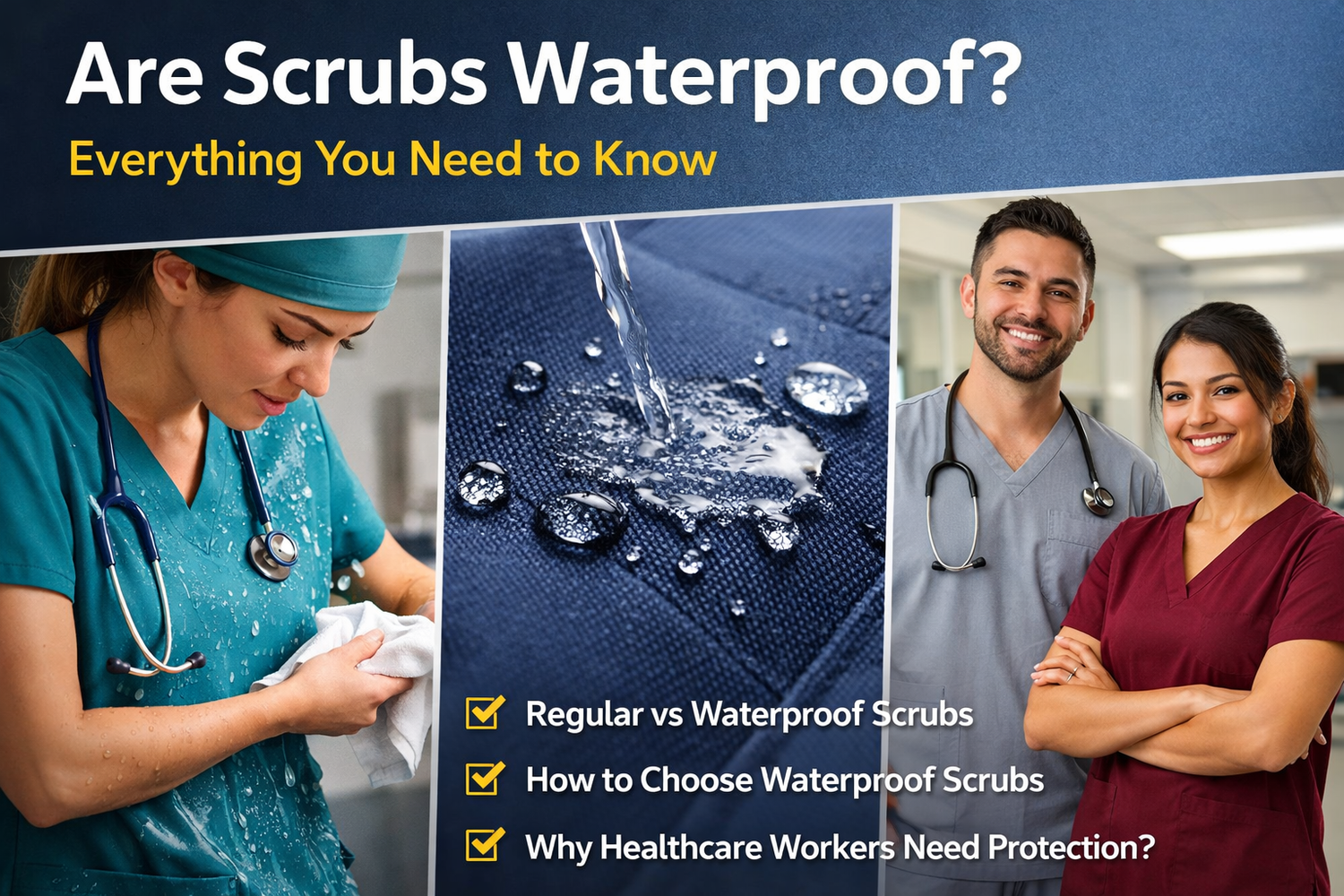 Are Scrubs Waterproof? Everything You Need to Know Before You Buy