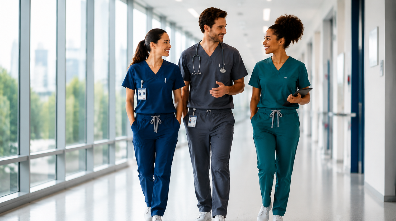 hospital scrubs
