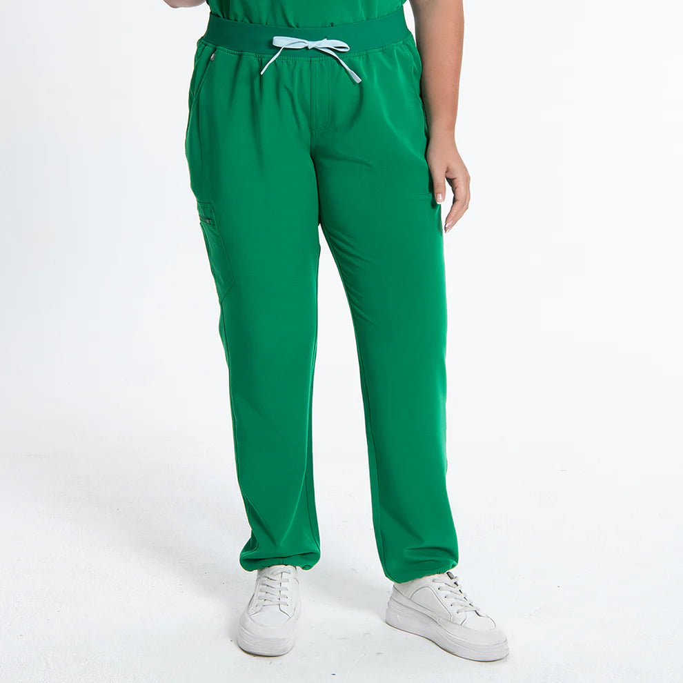Women’s Indocyanine Green Jogger Scrub Pants