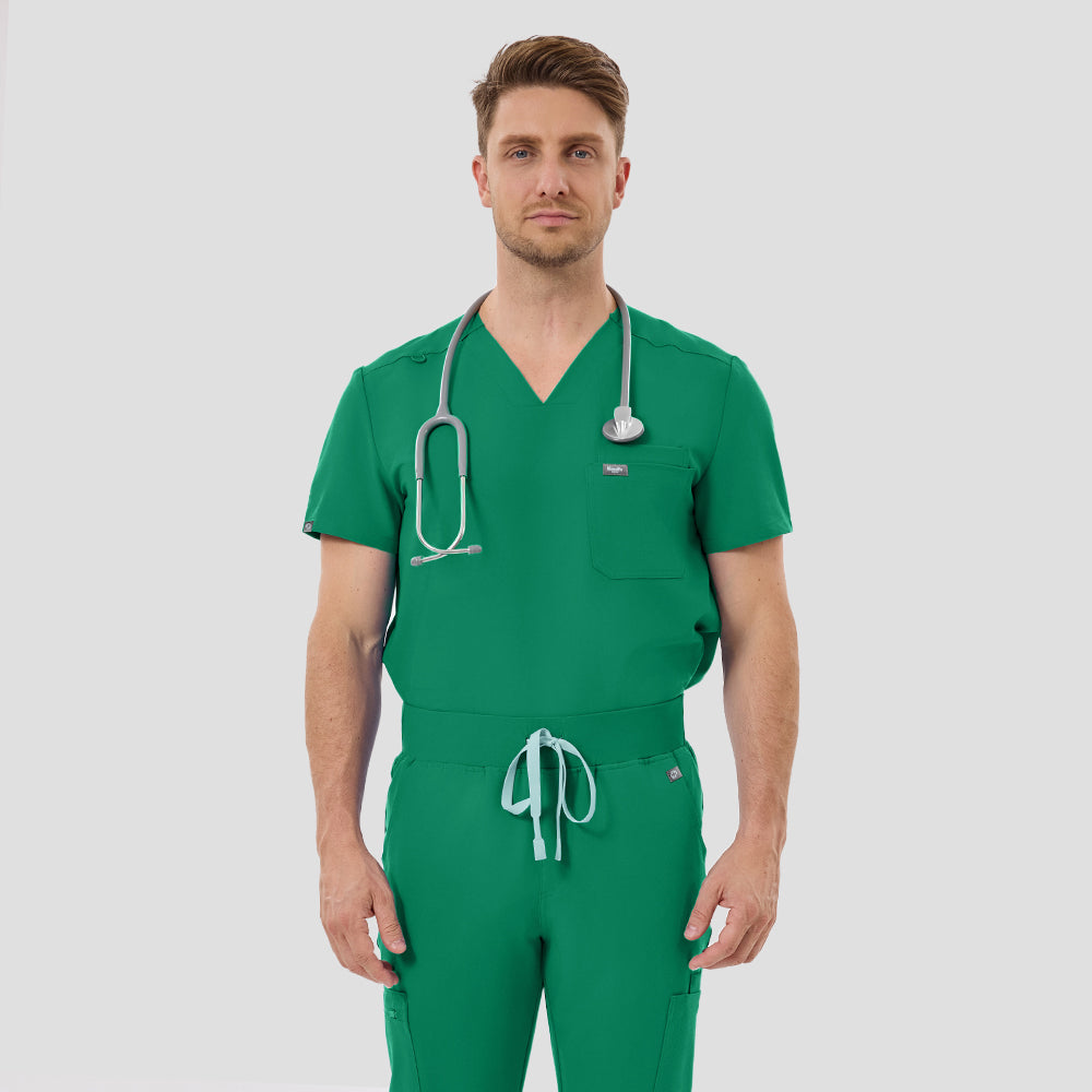 Men's Scrub Set – 13 Pockets | KungfuScrubs