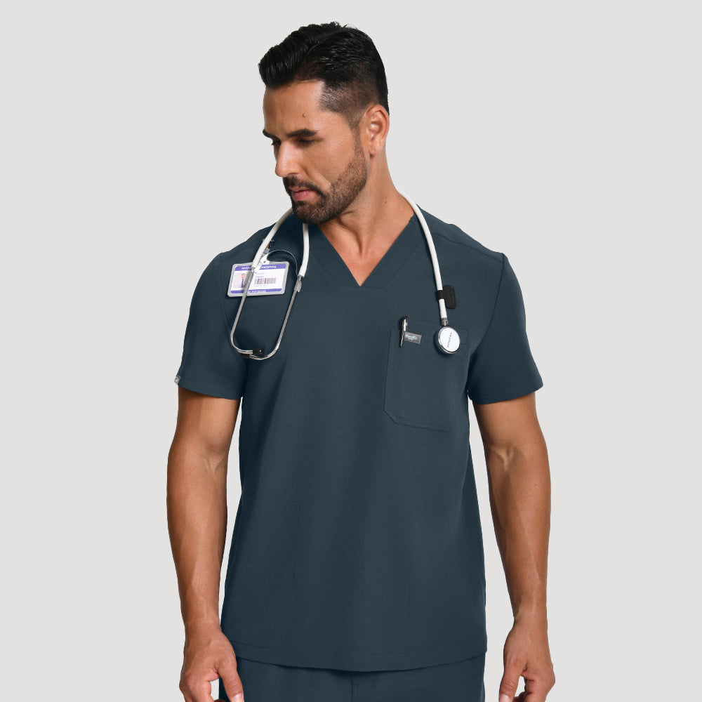Blusas médicas de tres bolsillos Kungfuscrubs