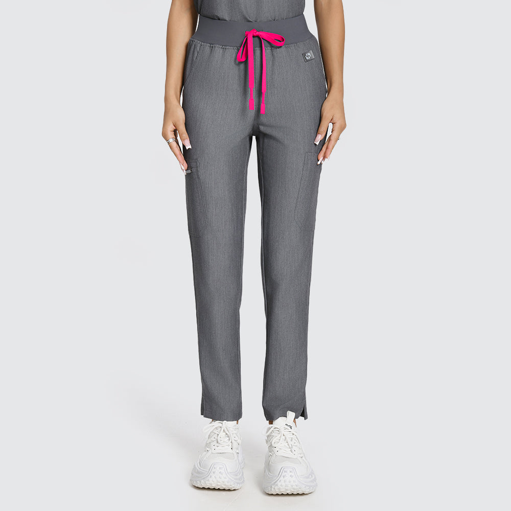 Pantalones médicos ajustados de cintura alta Kungfuscrub | MUJER