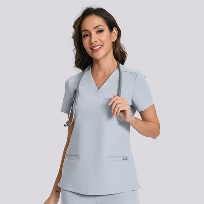 Women's Scrub Top – 3 Pockets | KungfuScrubs