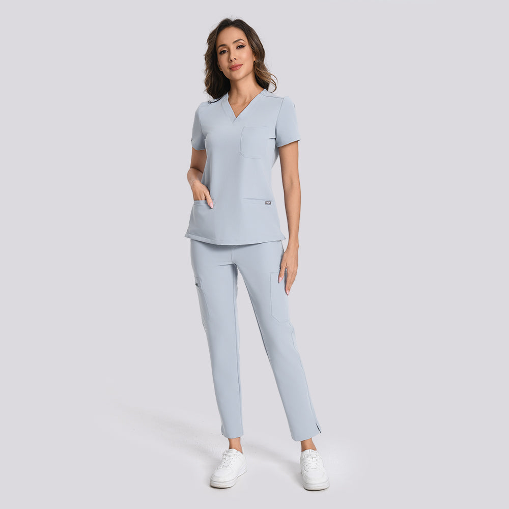 Women's Scrub Top – 3 Pockets | KungfuScrubs