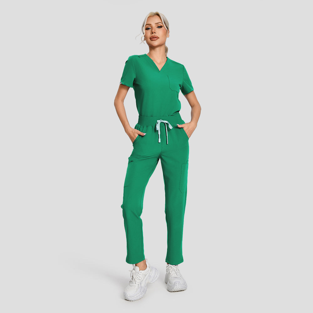 Women’s Scrubs Set – 12 Pockets| KungfuScrubs