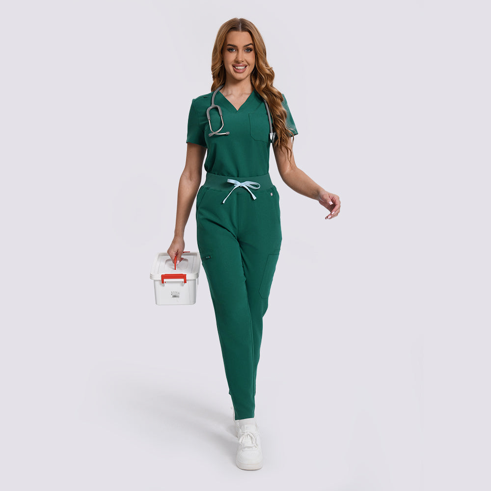 Women’s Scrubs Set – 12 Pockets| KungfuScrubs