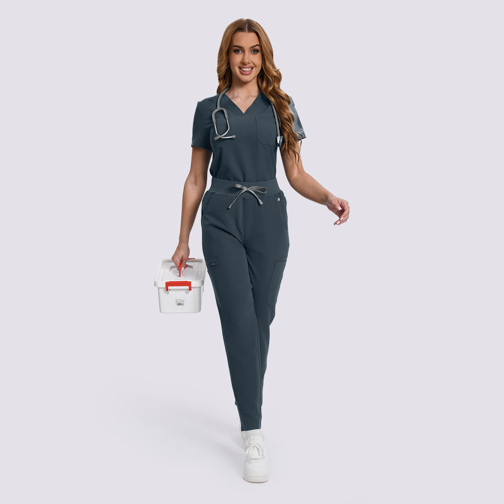 Women’s Scrubs Set – 12 Pockets| KungfuScrubs