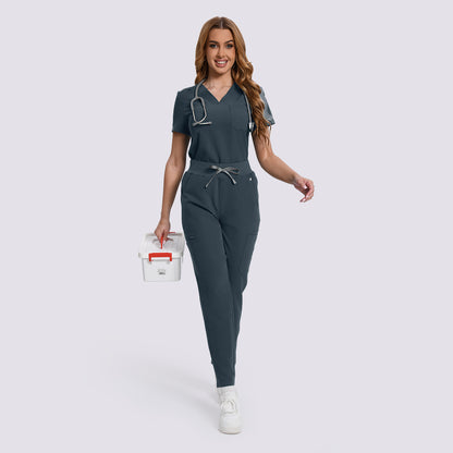 Women’s Scrubs Set – 12 Pockets| KungfuScrubs