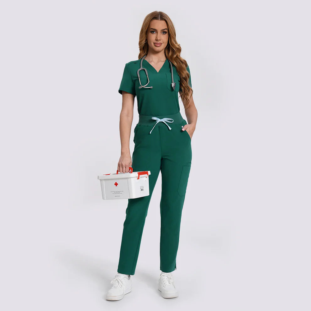 Women's Hunter green Scrubs Pant