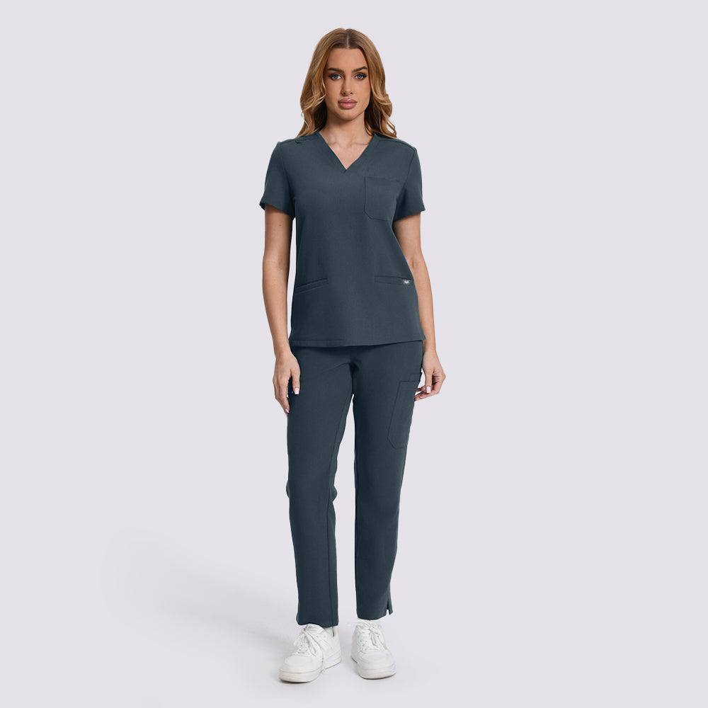 Women's Scrub Top – 3 Pockets | KungfuScrubs