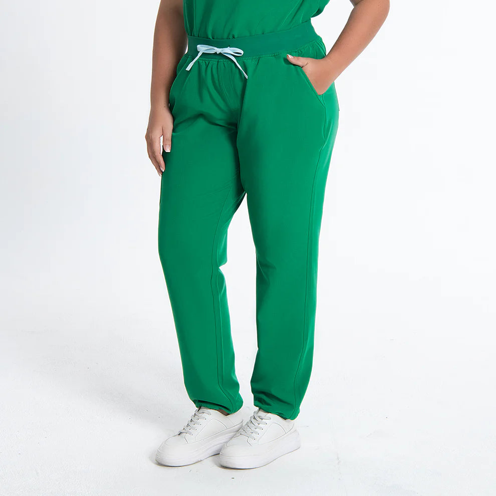 Women’s Indocyanine Green Jogger Scrub Pants