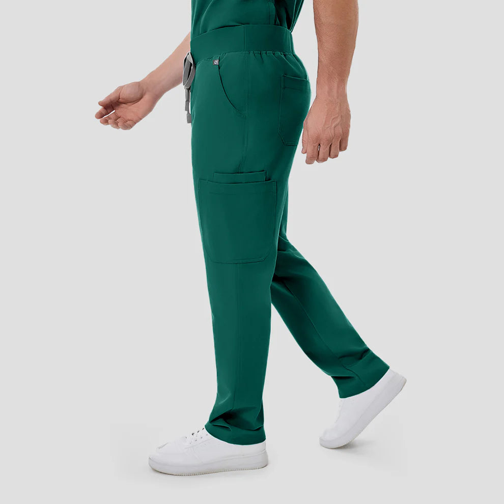 Pantalón médico verde cazador para hombre