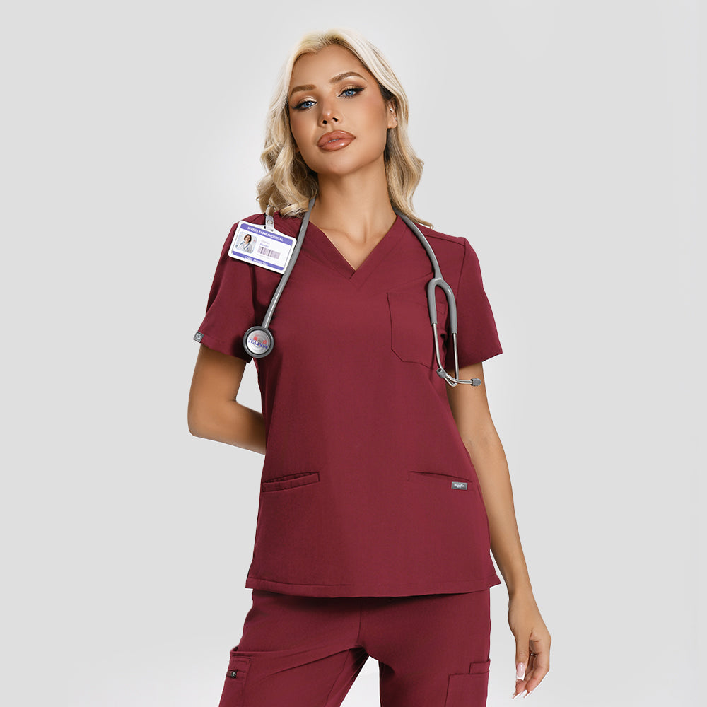 Women’s Scrubs Set – 12 Pockets| KungfuScrubs