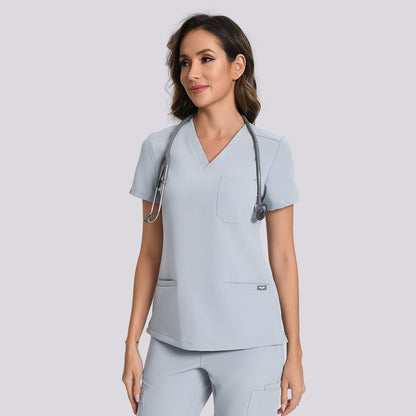 Women's Scrub Top – 3 Pockets | KungfuScrubs