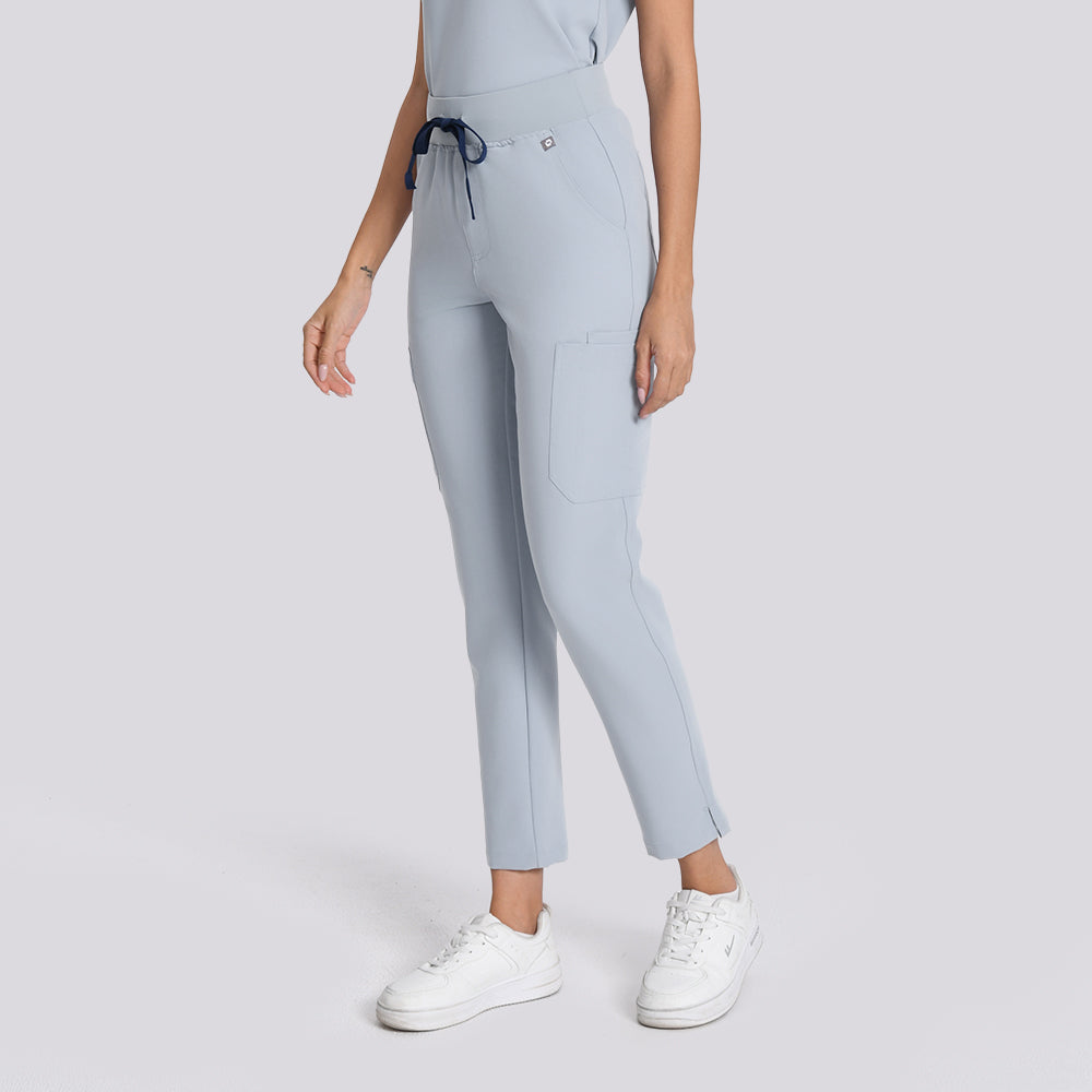 Pantalones médicos ajustados de cintura alta Kungfuscrub | MUJER