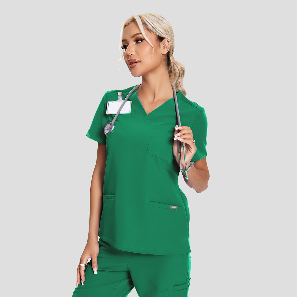 Women’s Scrubs Set – 12 Pockets| KungfuScrubs