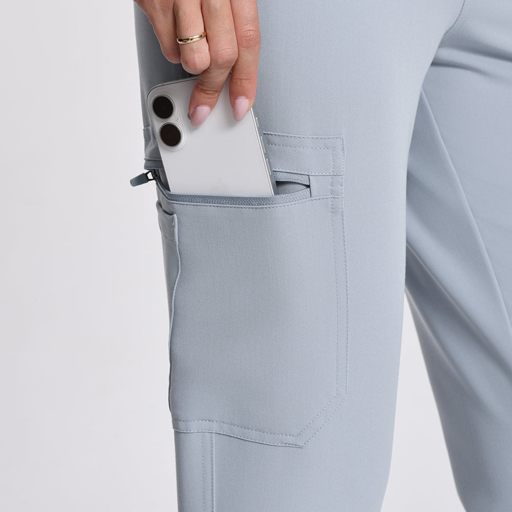 Pantalones médicos ajustados de cintura alta Kungfuscrub | MUJER