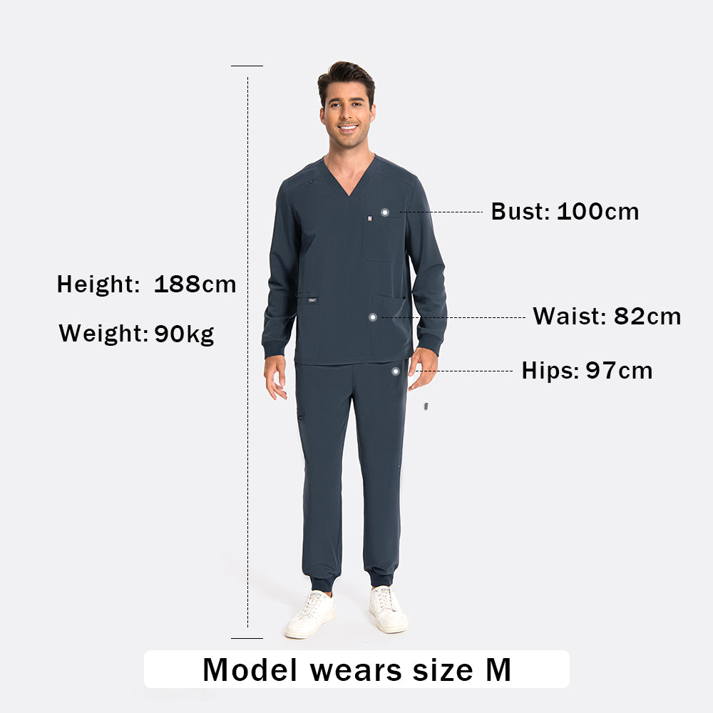 Men's stretch scrub set