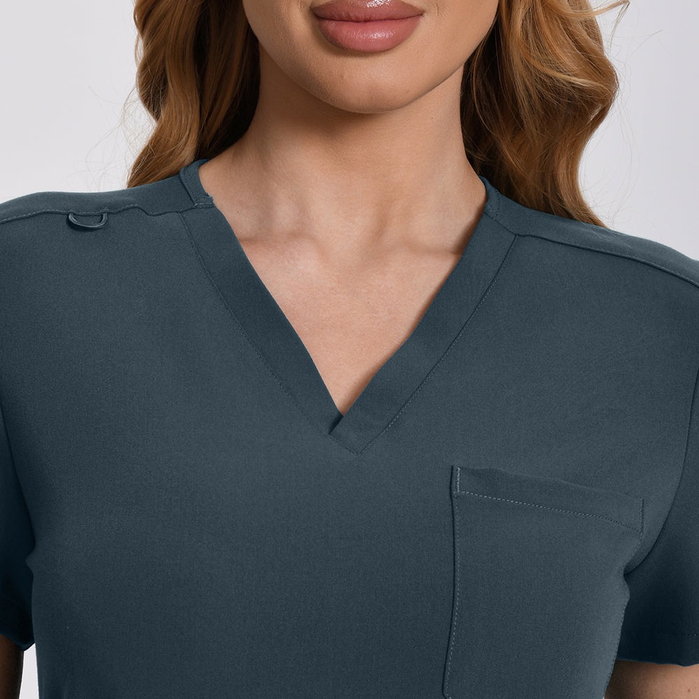 Women's Scrub Top – 3 Pockets | KungfuScrubs