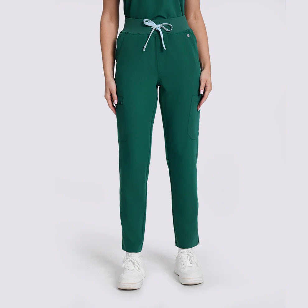 Women's Hunter green Scrubs Set