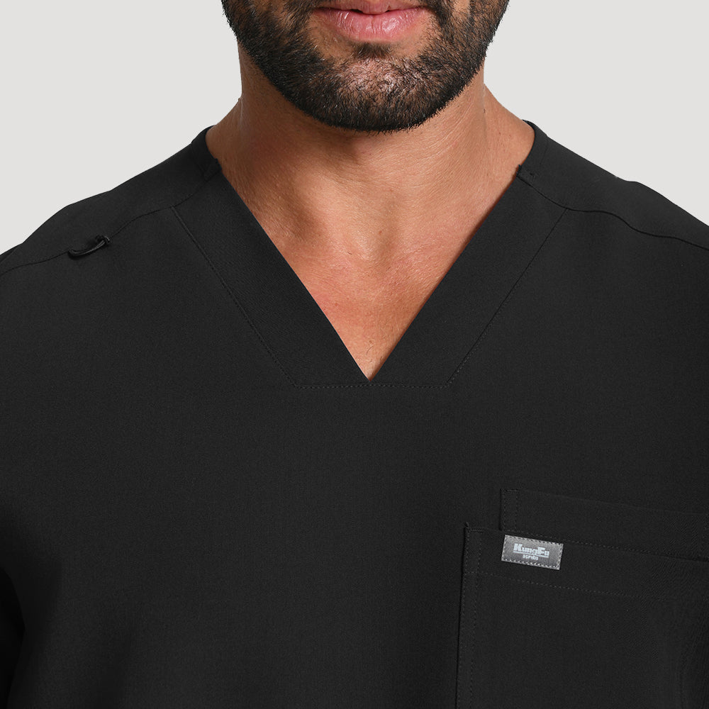 Blusas médicas de tres bolsillos Kungfuscrubs