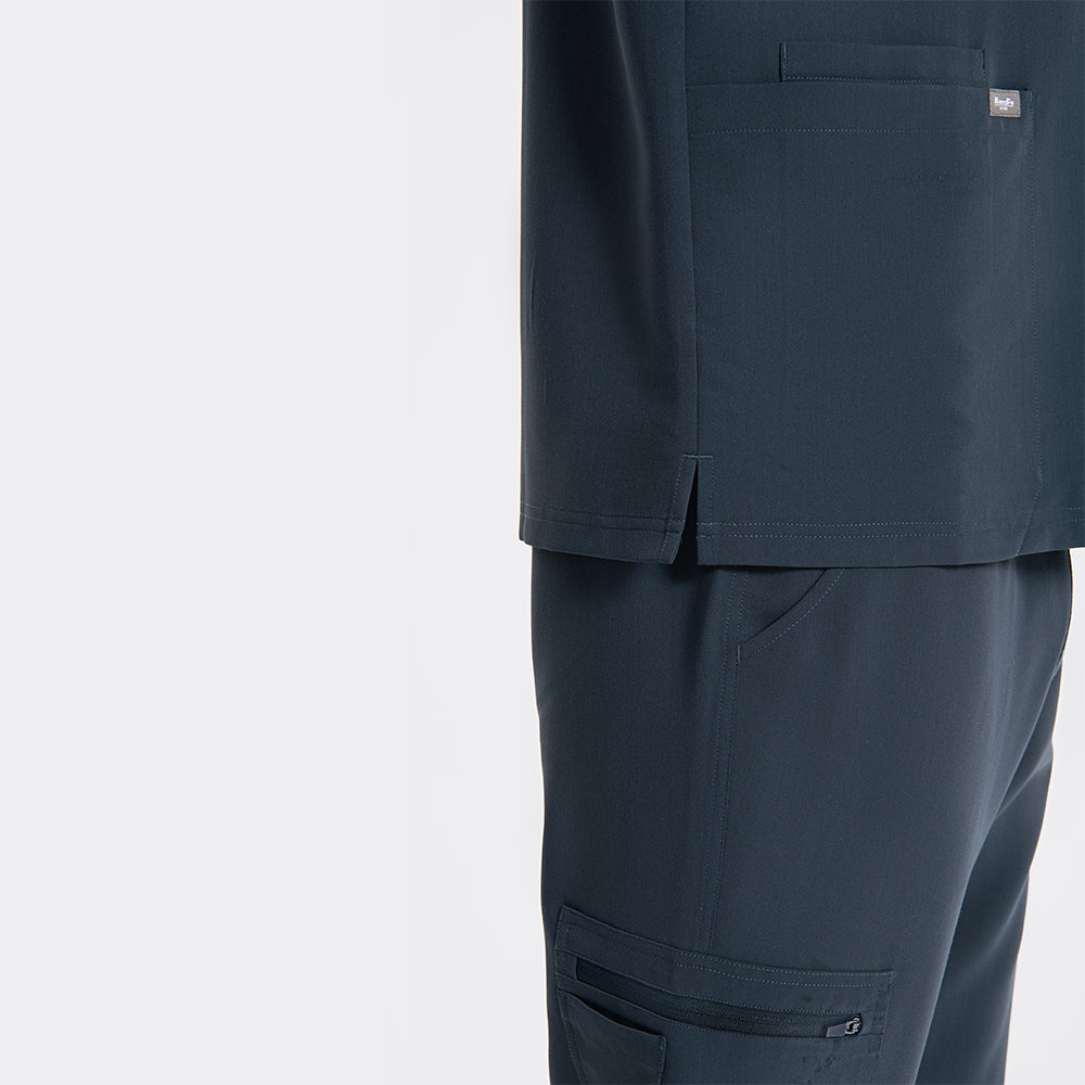 Men's wrinkle free scrub set