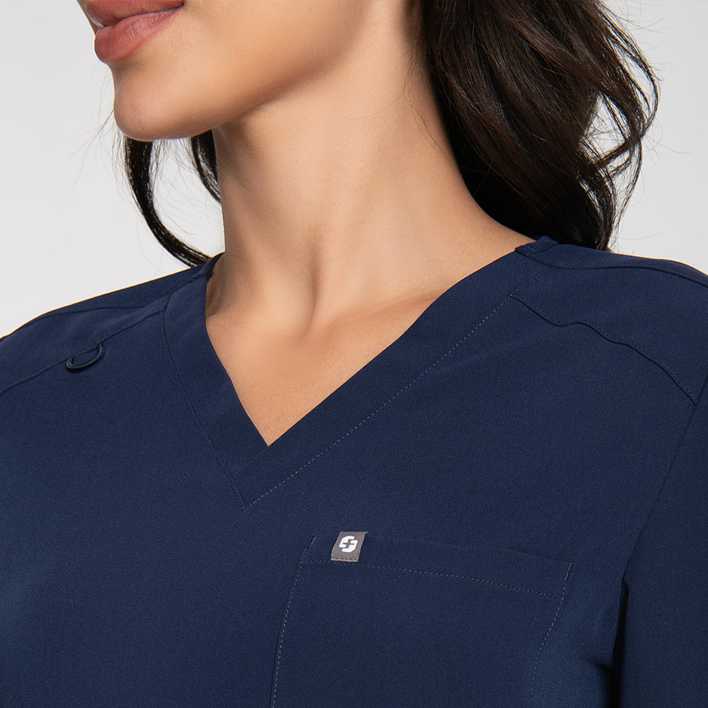 women nurse scrub top