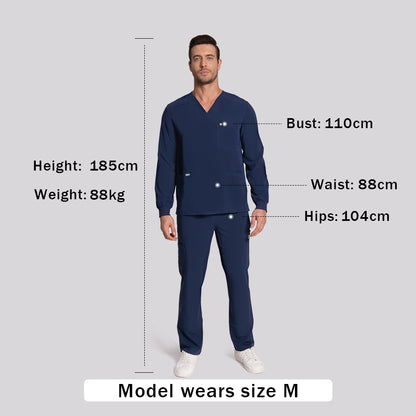 Men's Longsleeve Scrub Set