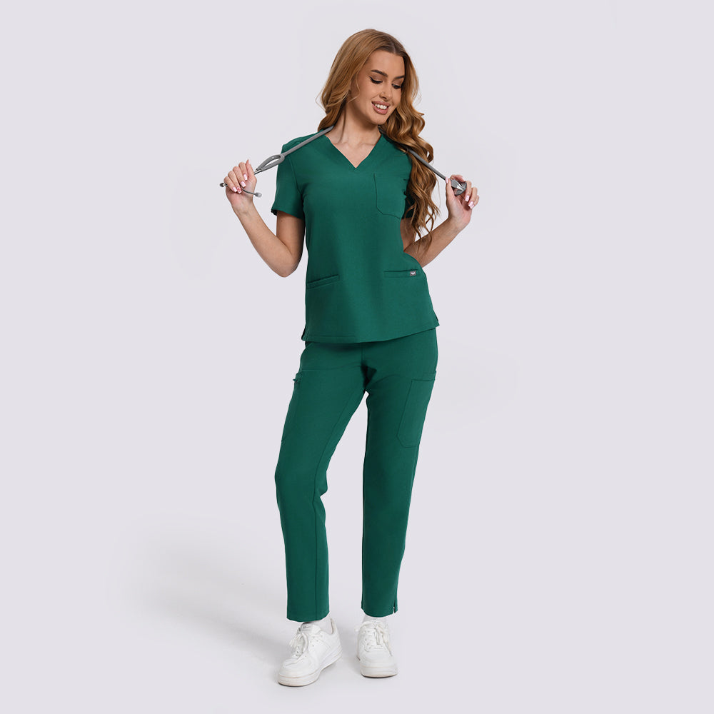Women’s Scrubs Set – 12 Pockets| KungfuScrubs