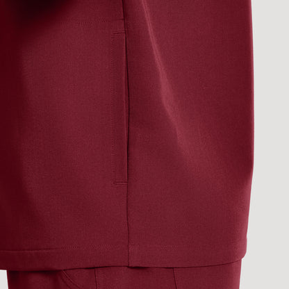 Men's Wide V-Neck Scrub Top – 4 Pockets | KungfuScrubs