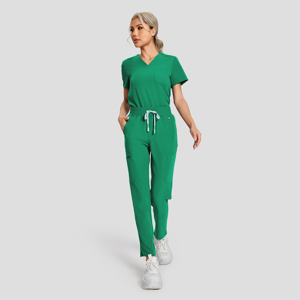 Women’s Scrubs Set – 12 Pockets| KungfuScrubs