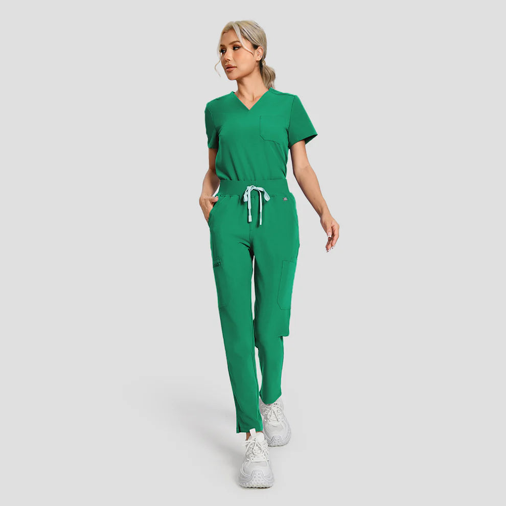 Women's Indocyanine green Scrubs Set