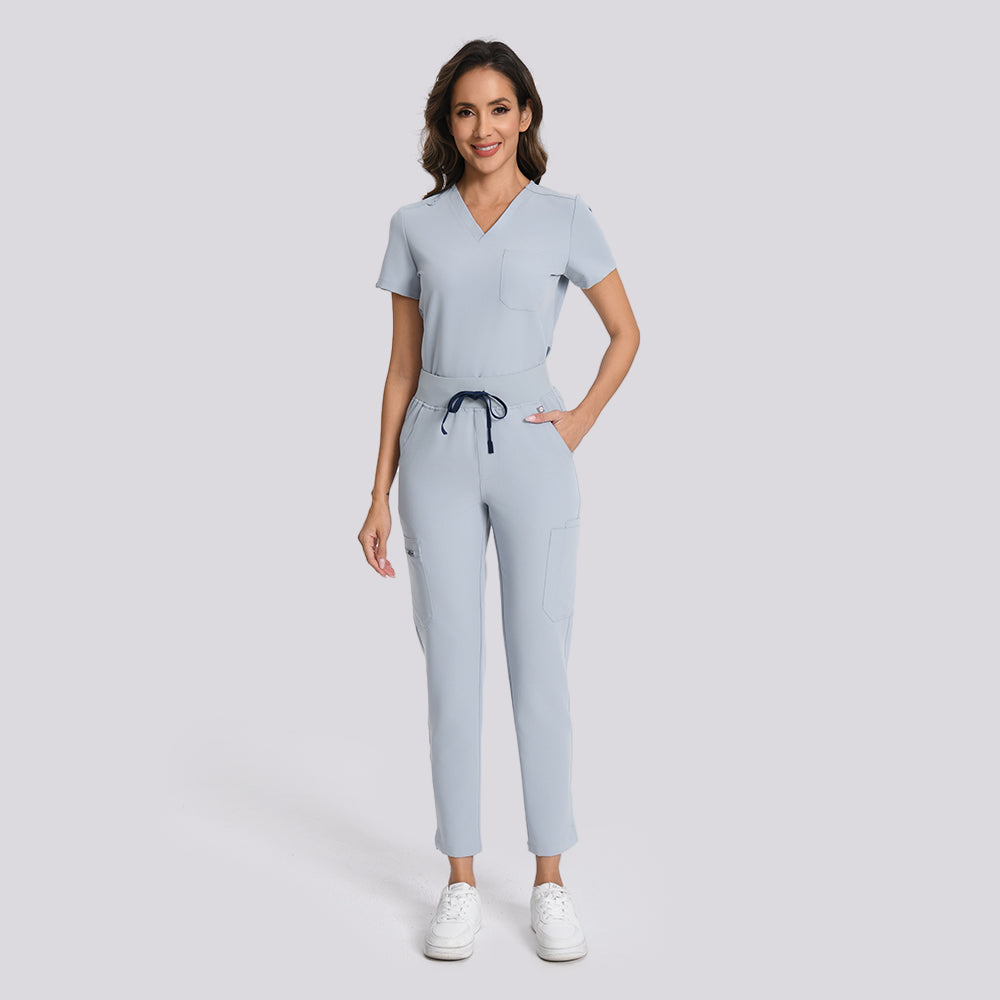 Women’s Scrubs Set – 12 Pockets| KungfuScrubs