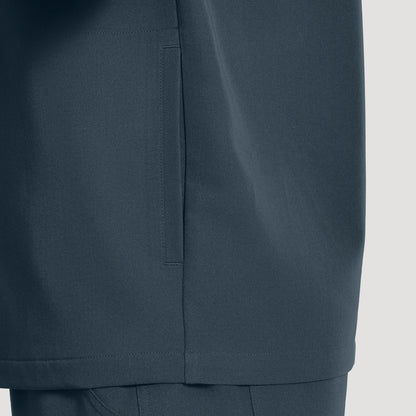 Men's Wide V-Neck Scrub Top – 4 Pockets | KungfuScrubs