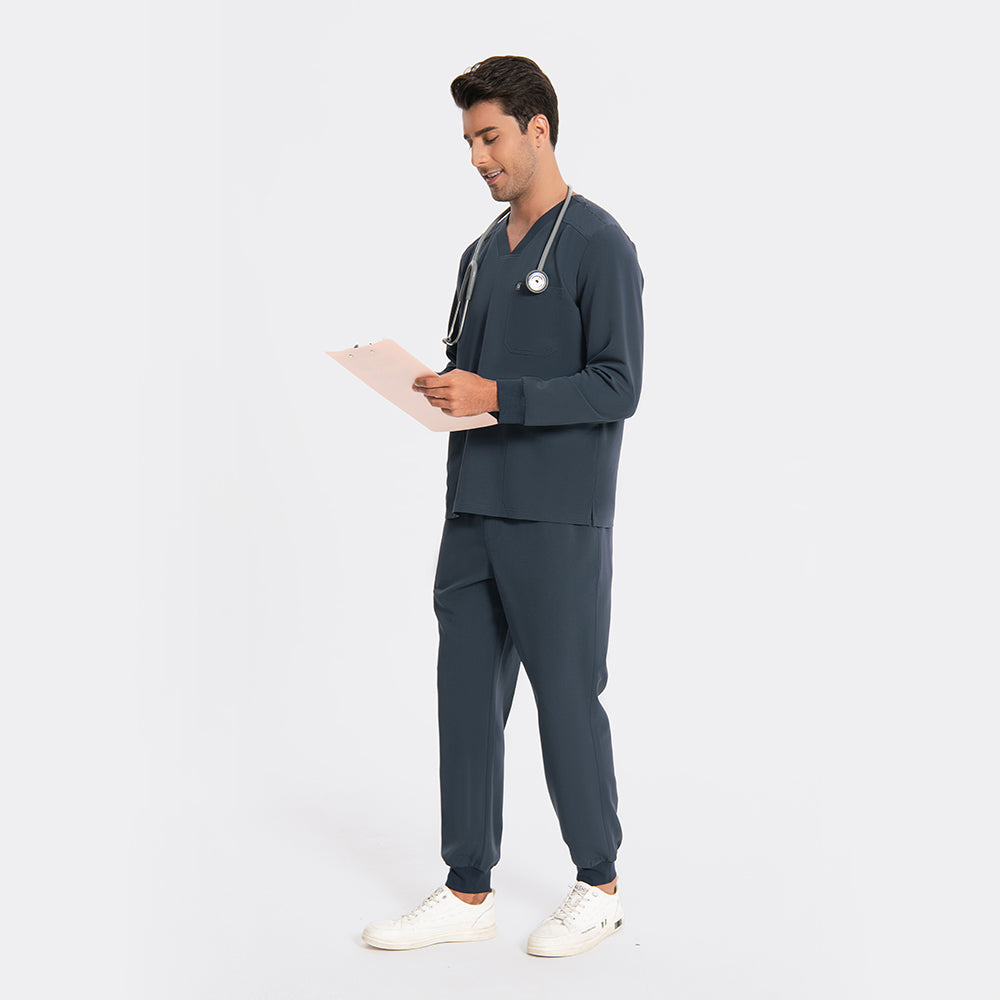 Men's adjustable scrub set