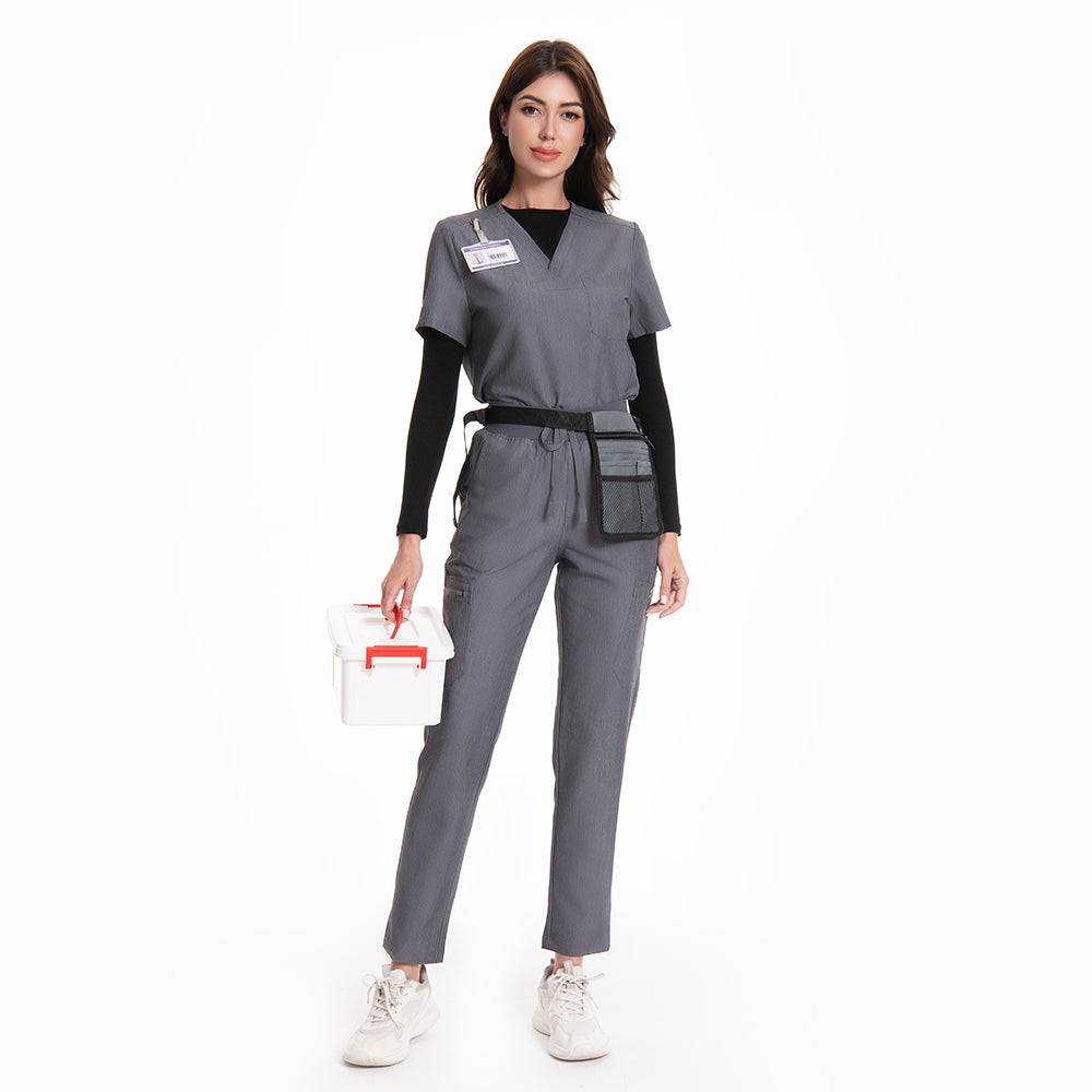 Black comfortable scrub undershirt