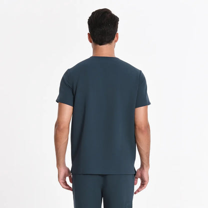 Men's V-neck Scrub Top – 4 Pockets | Kungfu Scrubs