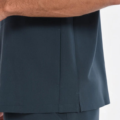 Men's V-neck Scrub Top – 4 Pockets | Kungfu Scrubs