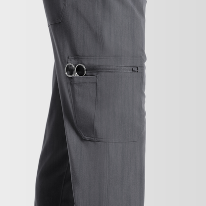 KungFuscrubs Men Three-Pocket Scrub Sets rednote-Only Deal