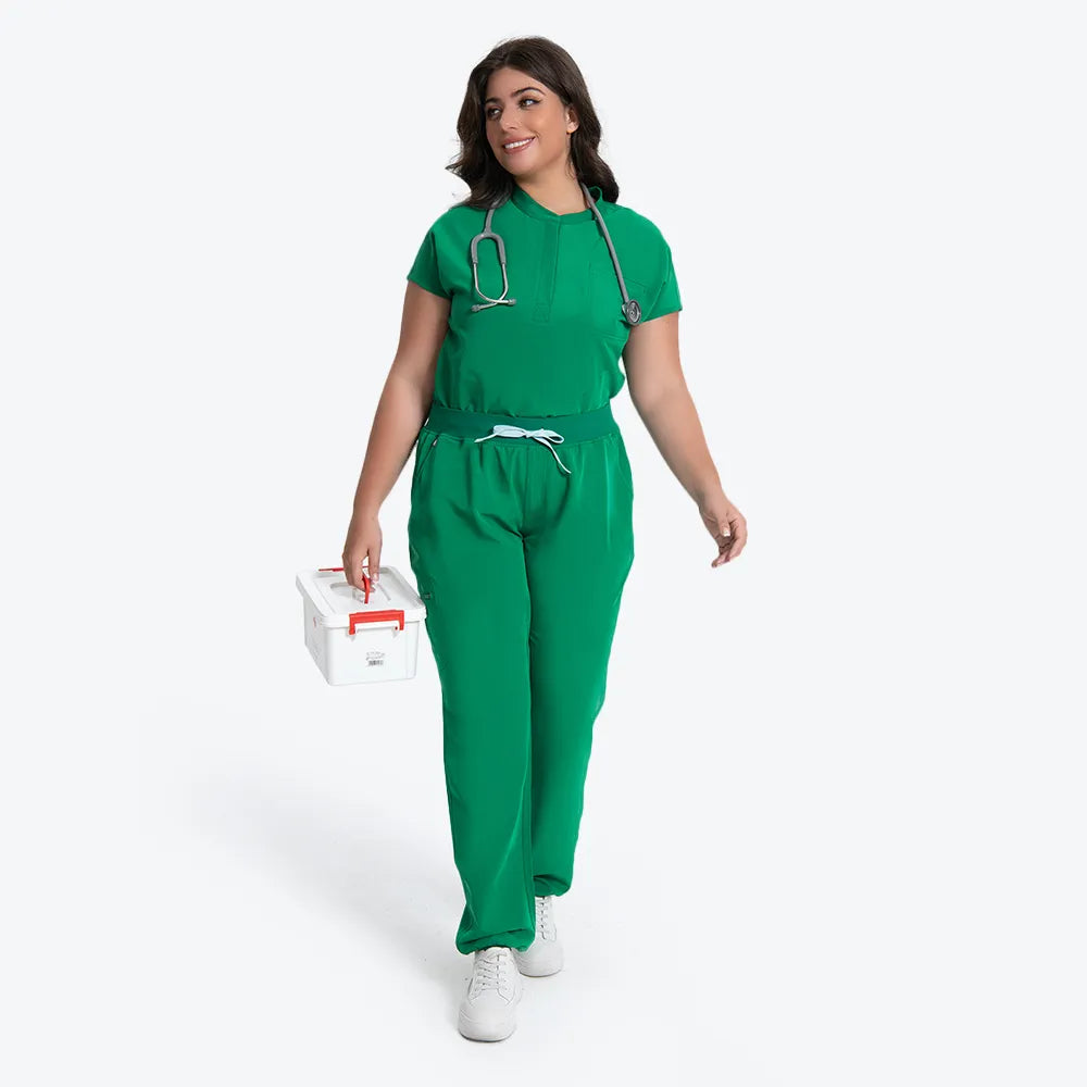 Indocyanine Green women scrub set