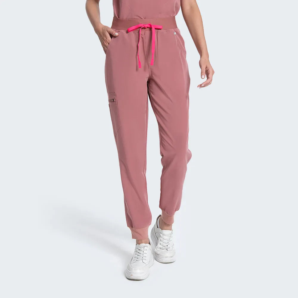 Medical Stand Collar Scrub Set Women