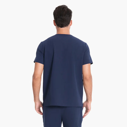 Men's V-neck Scrub Top – 4 Pockets | Kungfu Scrubs