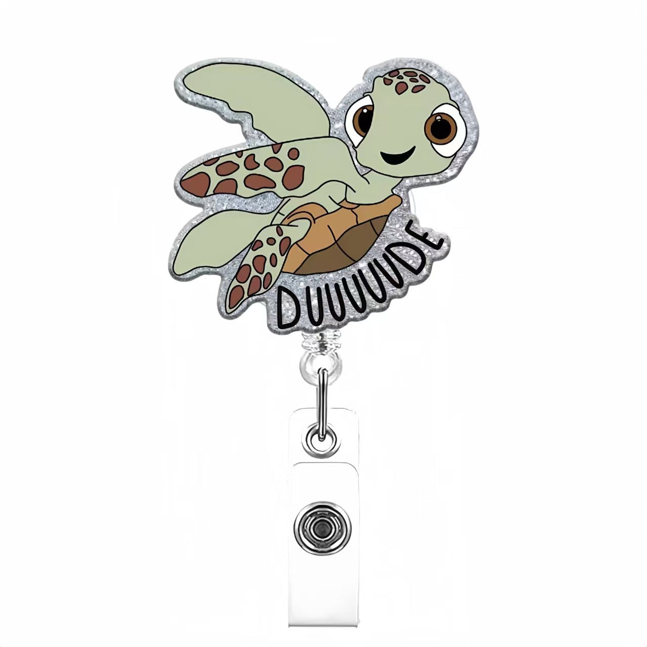 Cute Nurse Badge Holder with Retractable Reel – Medical ID Badge Clip