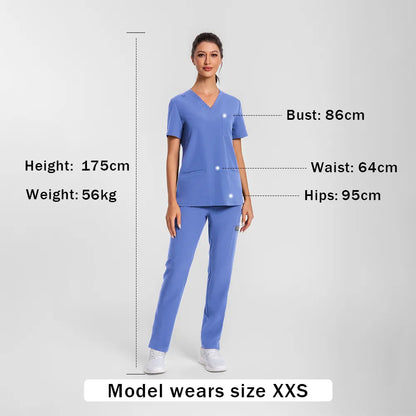Women’s Scrubs Set – 12 Pockets| KungfuScrubs