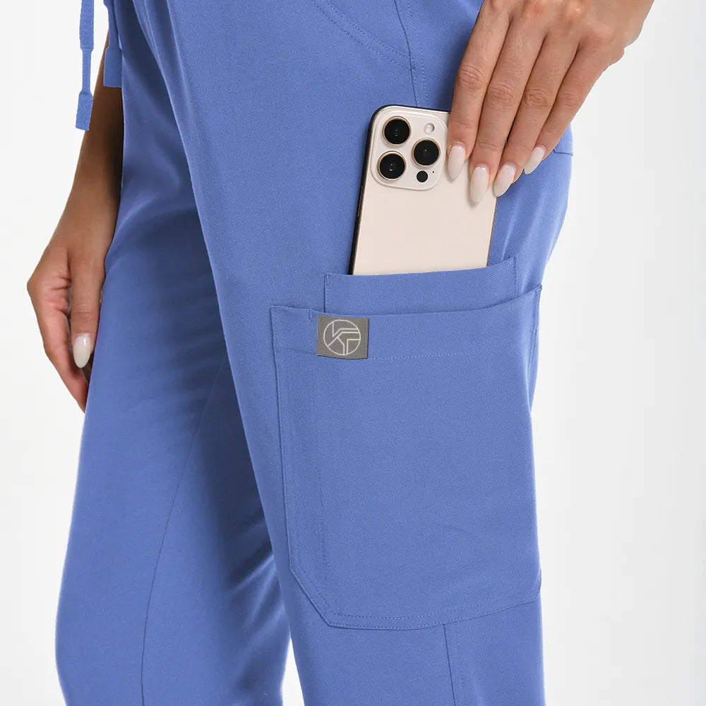 Women’s Scrubs Set – 12 Pockets| KungfuScrubs