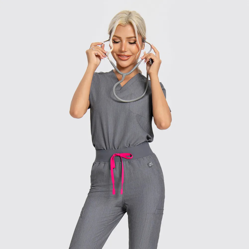 Women’s Scrubs Set – 12 Pockets| KungfuScrubs