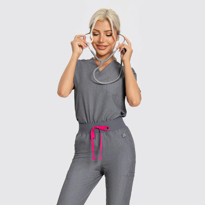 Women’s Scrubs Set – 12 Pockets| KungfuScrubs